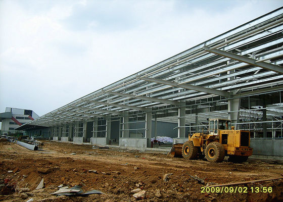 Dauerhaftes Stahlkonstruktions-Lager-Portalstruktur-Rahmen mit langem Überhang