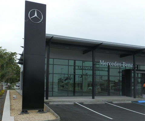 Der Spannen-36.6m Automobilverkaufsstelle-Bau Autosalon-des Bau-Q235B