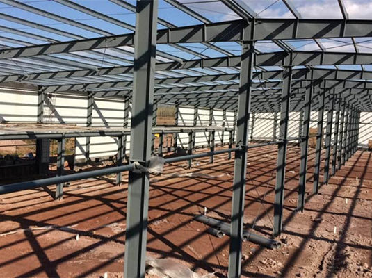 Kundengebundene Stahlkonstruktions-Lager-Stahlrahmen-Gebäude mit Mezzanin