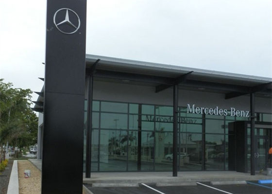 Mercedez-Benz-Autosalon-errichtende Stahlkonstruktion mit 50 Jahren Lebensdauer-