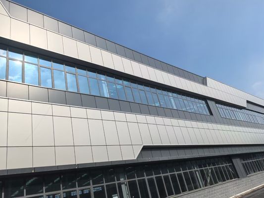 Sandwich-Panel Verkleidung Fertigstahl Lagerhaus seismisch beständig Öko-freundliche Lösung