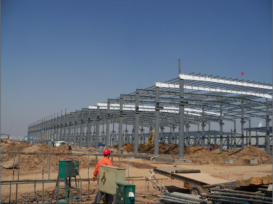 Vorfabriziertes Stahlrahmenkonstruktions-Bau-Waren-Speicher-Lager