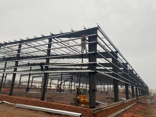 Vorfabrizierter steifer Rahmen-strukturelles Werkstatt-Stahlgebäude