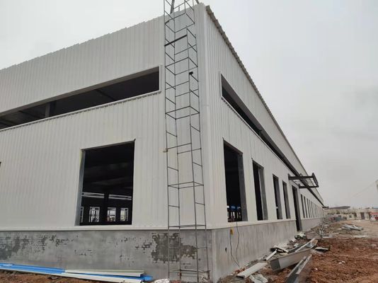 Vorfabriziertes hochfestes schwere Lasts-Portalrahmen-Stahlkonstruktions-Fabrik-Gebäude