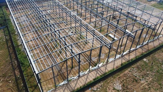 Moderner Leichtbau-Stahlrahmenbau Lagergebäude mit fünf Haupttypen von Strukturkomponenten