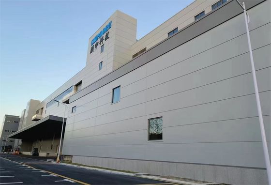 Dauerhafte Stahlkonstruktion Vorgefertigtes Metall Lagerhaus Bauen Hohe Effizienz Hohe Stabilität