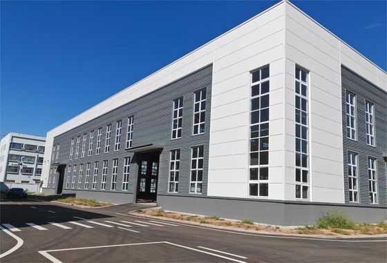 Moderne und funktionelle Stahlkonstruktion Werkstattbaulösung