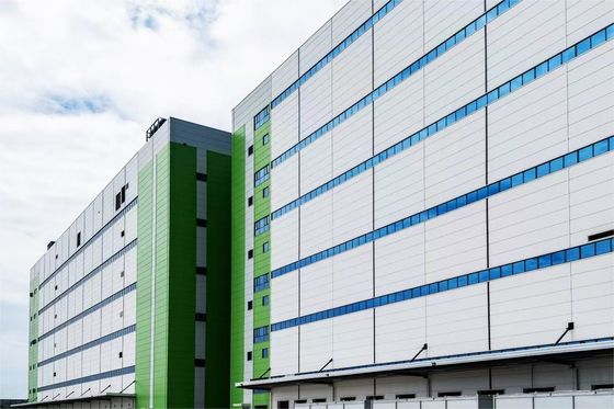 Industriedesign Portalrahmen Fertigstahlkonstruktion Fabrikgebäude