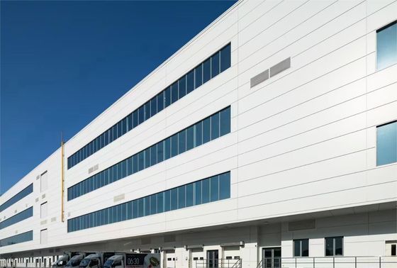 Konstruktionsgroße Spannweite Vorgefertigte Moderne Stahl Logistik Lagerbau