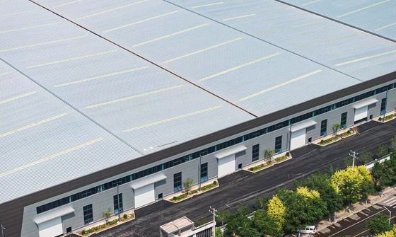 Dauerhafte Stahlkonstruktion Lagerhaus Gebäude hohe seismische Beständigkeit Schnellbau