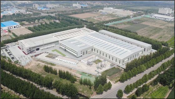 3D-Modellzeichnung Langlebiger Stahlrahmen Lagerhaus Industrielle langlebige Lagerlösungen